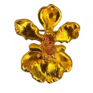 Singapore orchid brooch - Etsy 日本