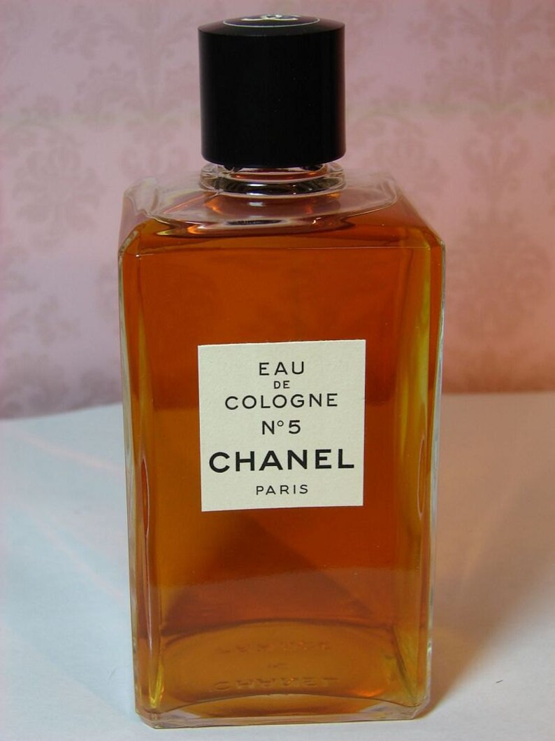 Vintage Chanel No 5 Perfume 8 Oz Gold Sealed Eau De Cologne Etsy