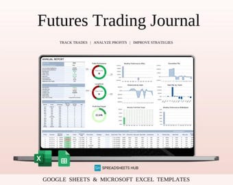 Futures Trading Journal Spreadsheet - DIGITAL DOWNLOAD