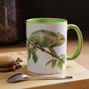 Mug caméléon reptile lézard 325 ml ou 445 ml
