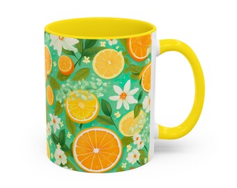 Boho Bohemian Accent Coffee Mug | Ceramic Mug, 11oz 15oz