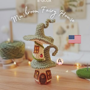 CROCHET PATTERN Fairy House Amigurumi | Crochet Fairy Cottage | Magical Dollhouse PDF | Cute Crochet Pattern | DigitalDownload