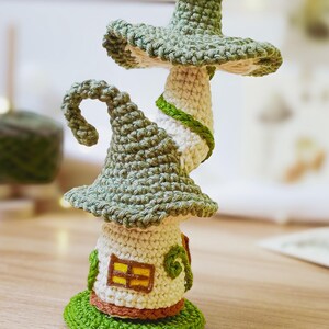 Häkelanleitung Feenhaus Amigurumi | Gehäkeltes Feenhäuschen | Magisches Puppenhaus (PDF) | Niedliche Häkelanleitung | Digitaler Download Bild 3