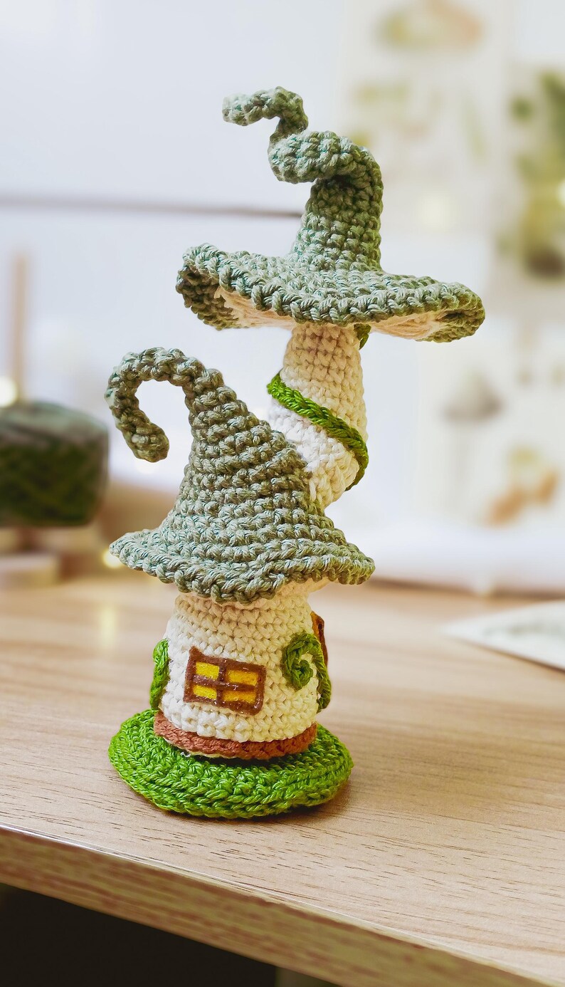 Häkelanleitung Feenhaus Amigurumi | Gehäkeltes Feenhäuschen | Magisches Puppenhaus (PDF) | Niedliche Häkelanleitung | Digitaler Download Bild 3