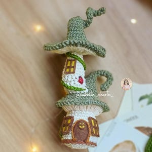 Häkelanleitung Feenhaus Amigurumi | Gehäkeltes Feenhäuschen | Magisches Puppenhaus (PDF) | Niedliche Häkelanleitung | Digitaler Download Bild 2