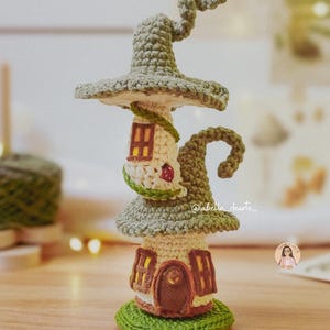 Häkelanleitung Feenhaus Amigurumi | Gehäkeltes Feenhäuschen | Magisches Puppenhaus (PDF) | Niedliche Häkelanleitung | Digitaler Download Bild 4