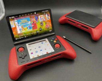 AYN Thor Handheld Grip with Included Color-Matched Trigger Cap Upgrades – 3D-Printed Ergonomic Console Accessory