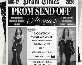 Volante de despedida de graduación, volante DIY, plantilla de Canva para graduación, despedida de graduación, evento de despedida de graduación, editable, Canva DIY, descarga instantánea