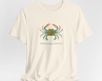 Küstenkrabbe Logo T-Shirt | Whitehall Bay Co. Hemd