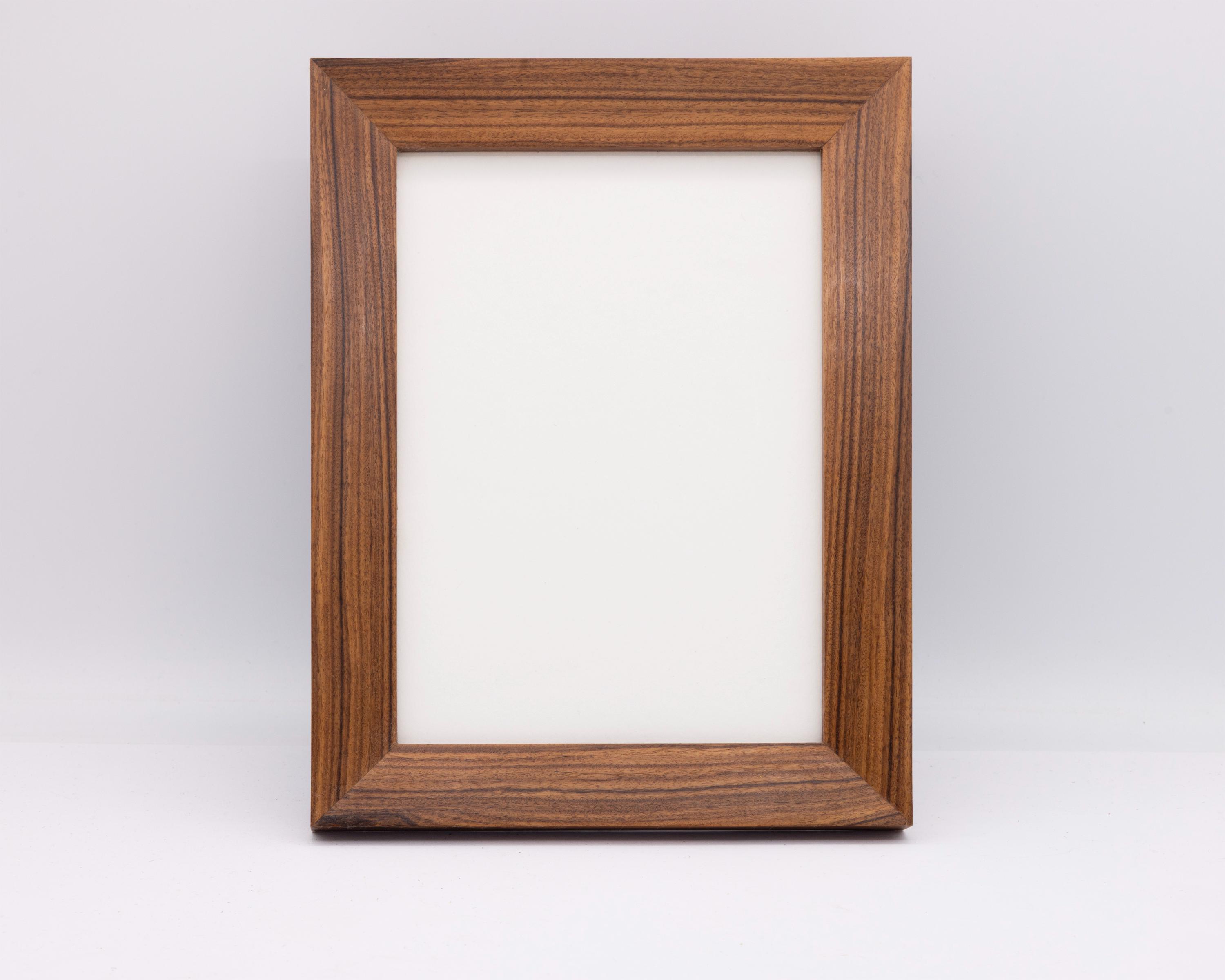 Handmade Exotic Wood Tabletop Photo Frame - Bolivian Rosewood - 4