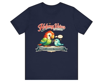 Helping Voices Be Heard logopedie T-shirt | Parrot Therapy Design