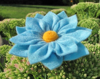 Felt Flower Pattern ANGELINA FLOWER Felt Flower Tutorial Brooch Hairclip Headband PDF ePattern eBook How To