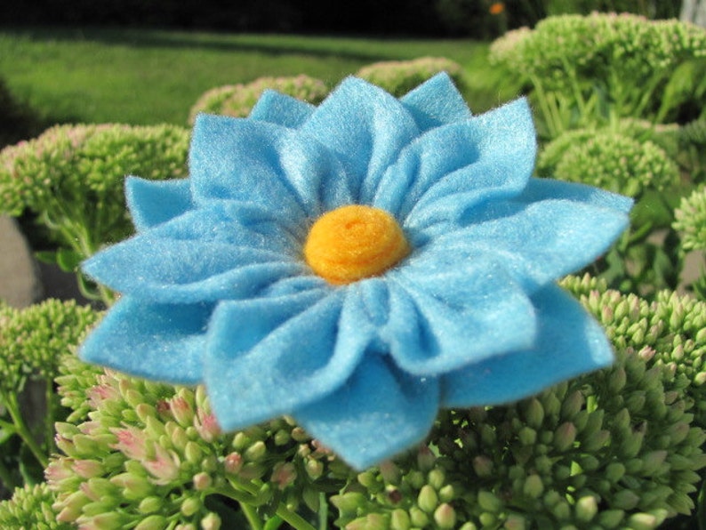 Felt Flower Pattern ANGELINA FLOWER Felt Flower Tutorial - Etsy