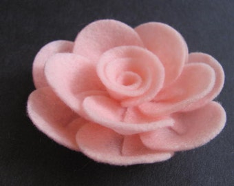 Felt Rose Pattern PENNY ROSE No Sew Felt Flower Tutorial Brooch Pattern Hairclip Pattern Headband PDF Tutorial ePattern eBook How To