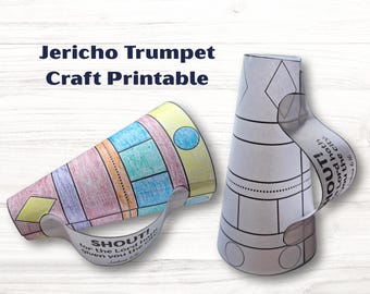 Jericho Trumpet Bible Craft (Digital Download)