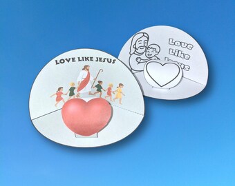 Love Like Jesus Diorama Bible Craft (Digital Download)