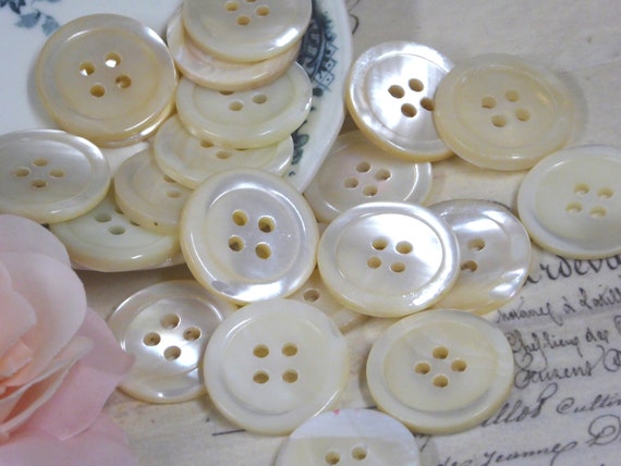 Large white cheap buttons