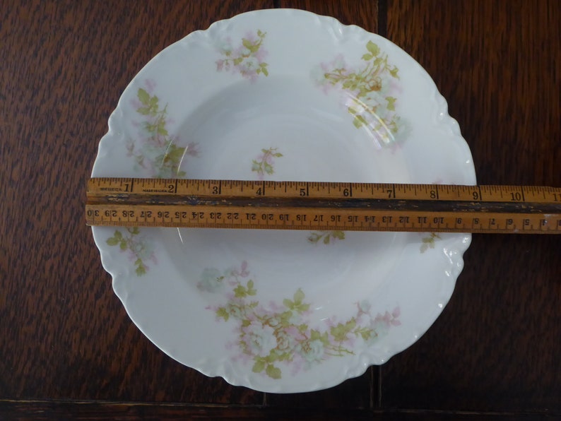 Vintage Bretagne Haviland Limoges 6 Large Soups \u00d8P Haviland Limoges Bretagne 6 Large Rim Soup Bowls Bretagne Haviland Limoges Porcelain