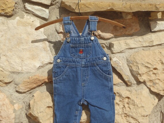 overall teddy baby