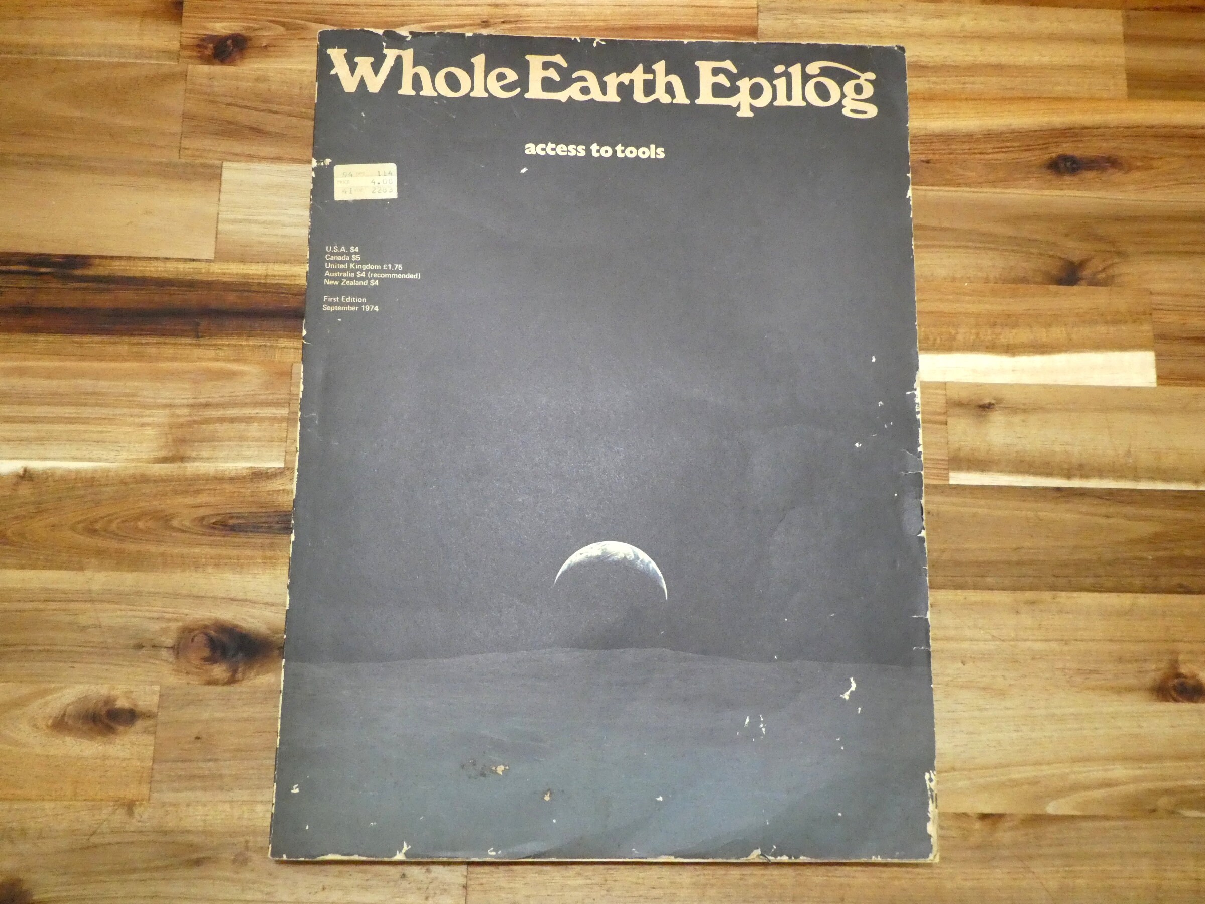 Whole Earth Epilog Access to Tools First Edition September 1974 - Etsy