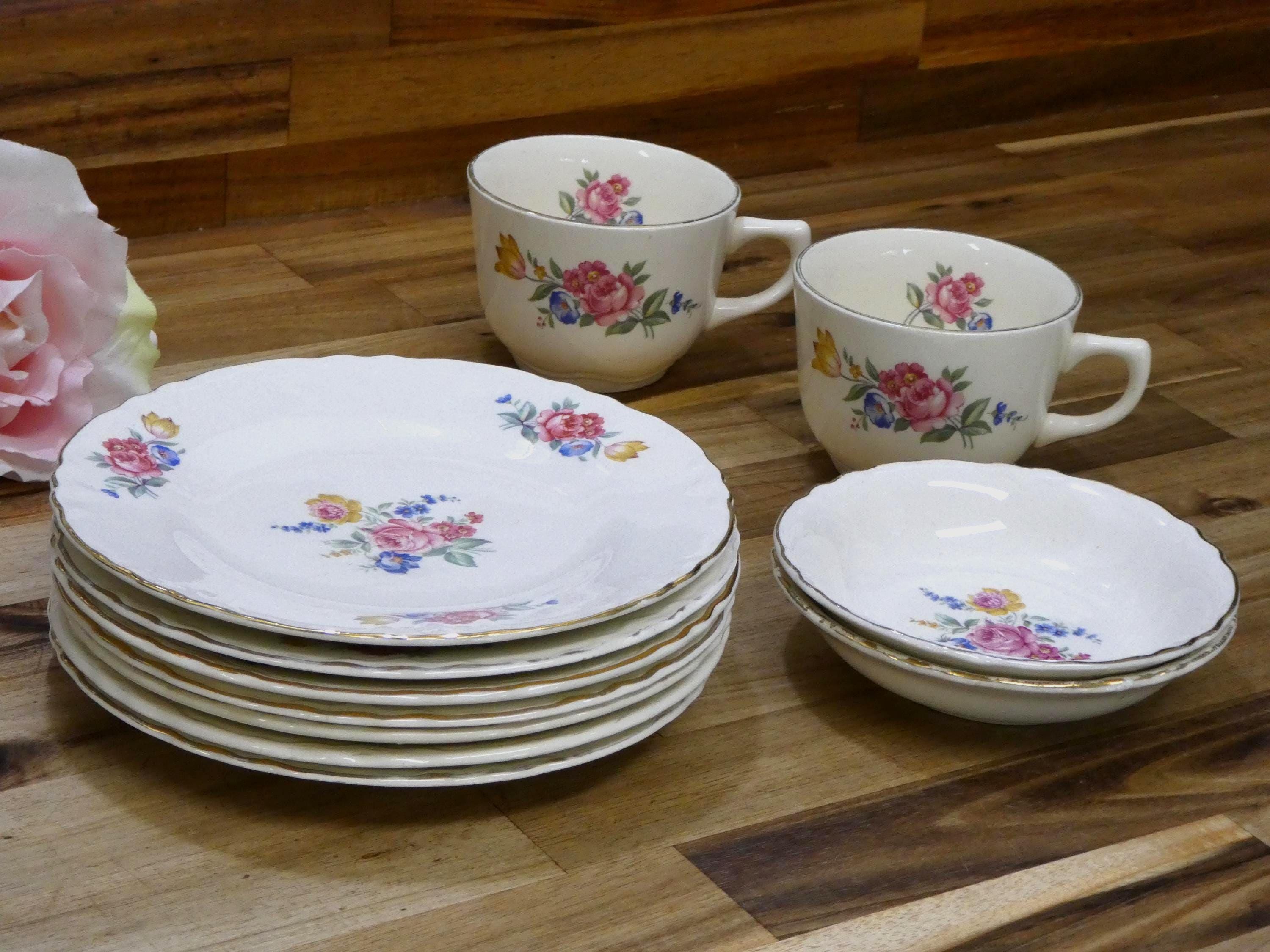 食器 HAZEL Ware 12pc WHITE LUNCHEON SET il_fullxfull.8103736917_1nim.jpg