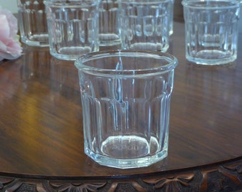 Vintage French Glass Jelly Jar: 500ml Storage Pot