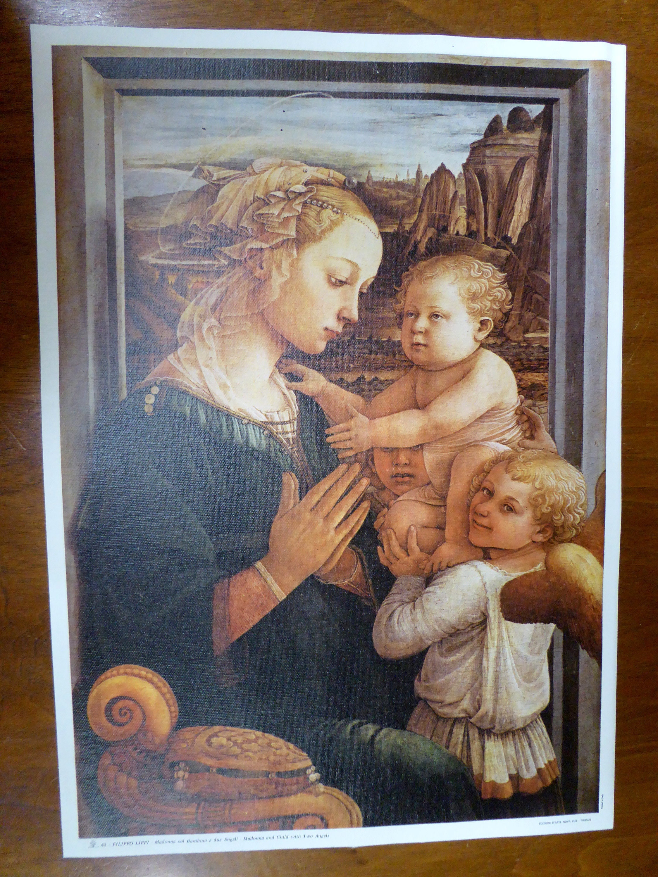 Madonna And Child With Two Angels