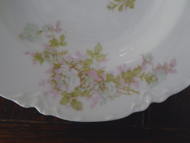 Vintage Bretagne Haviland Limoges 6 Large Soups \u00d8P Haviland Limoges Bretagne 6 Large Rim Soup Bowls Bretagne Haviland Limoges Porcelain