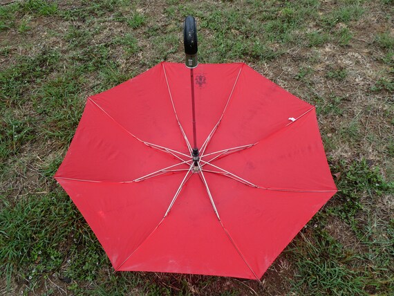 Vintage Red Giorgio Beverly Hills Umbrella 1980s … - image 4