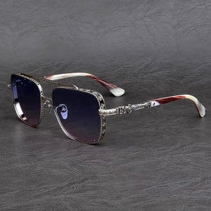 Puur titanium zonnebrilmonturen, gedurfde zonnebrillen voor heren, vintage stijl brillen voor heren, modieuze zonnebrillen, herenzonnebrillen 83