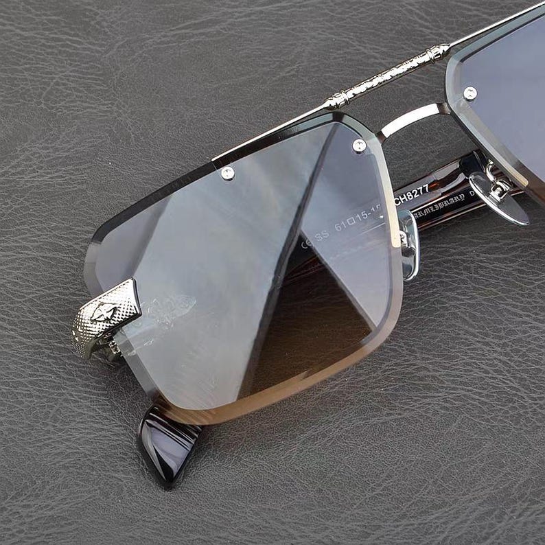 Monturas de gafas de sol polarizadas de titanio puro, gafas unisex de estilo vintage para hombre, gafas de sol de moda, gafas de sol para hombre 80 imagen 6