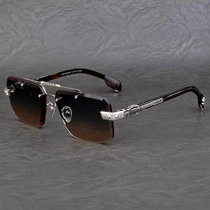 Puur titanium gepolariseerde zonnebrilmonturen, unisex vintage-stijlbril voor mannen, modieuze zonnebril, herenzonnebril 80