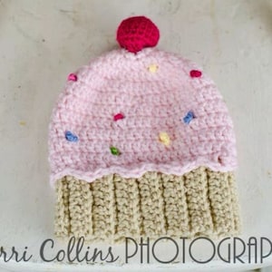 Crochet Cupcake Hat