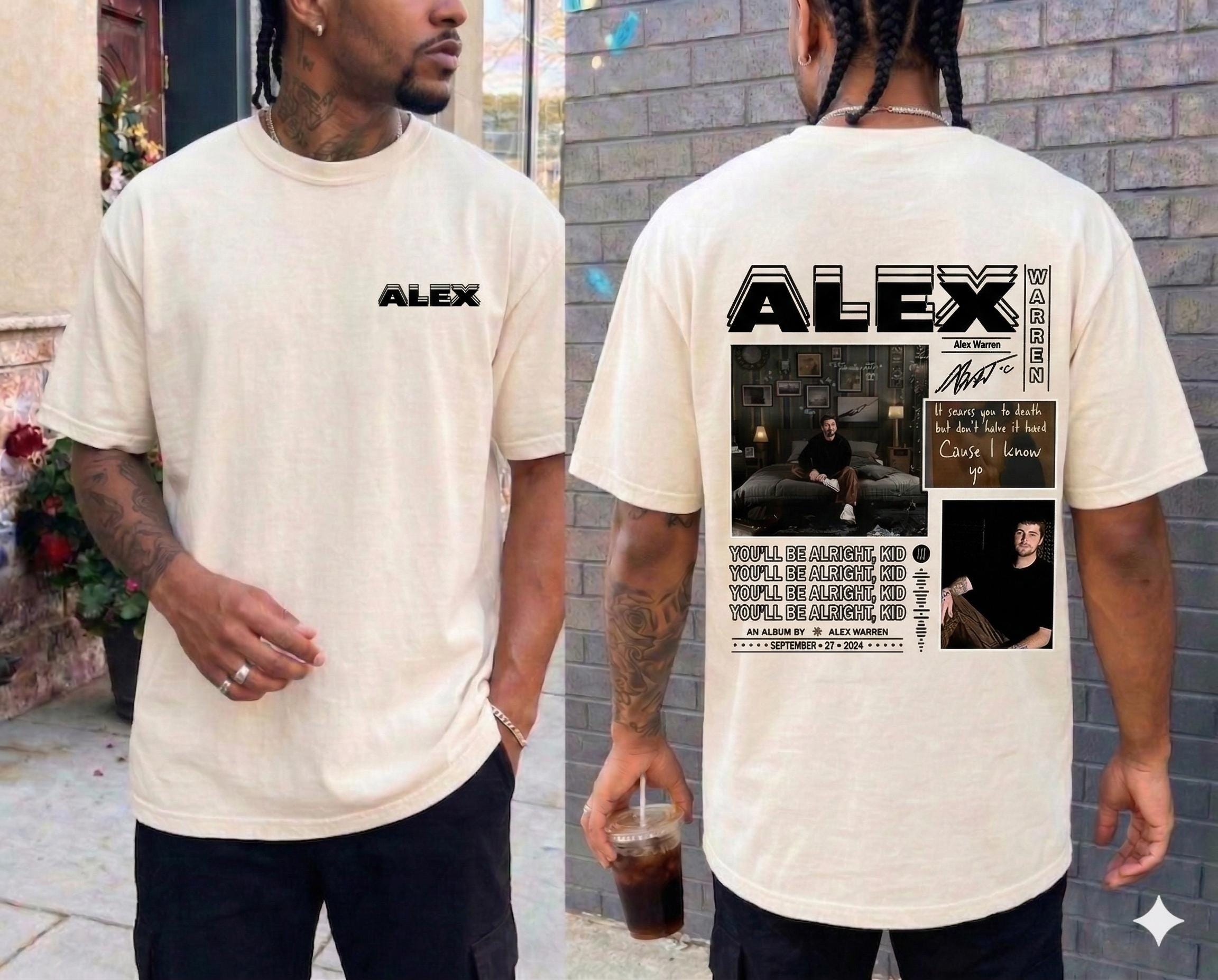 Discover Alex Warren Music Shirt, Vintage Warren Music Song Shirt Alex Merch 2026, Fan Gift