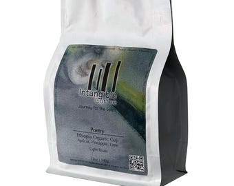 Organic Ethiopia Guji Coffee Light Roast - Poetry 12oz Bag with Flavor Notes of Apricot, Pineapple, Lime, Black Tea | Freshly Roast to Order