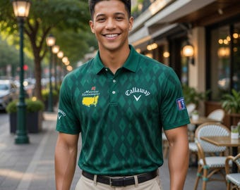 New The Masters 2026 Merchandise Online Callaway Masters Polo Shirt Golf Gear First Fathers Day Gift Polo Shirt L3N