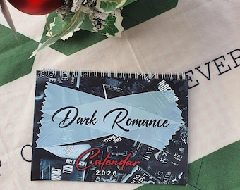 Książka "Morally Grey Book Boyfriend Calendar Book 2026 Lover HG 2026 Romantasy Booktok Merch Bookstagram Gift Dark Romance Dramione Haunting Adeline