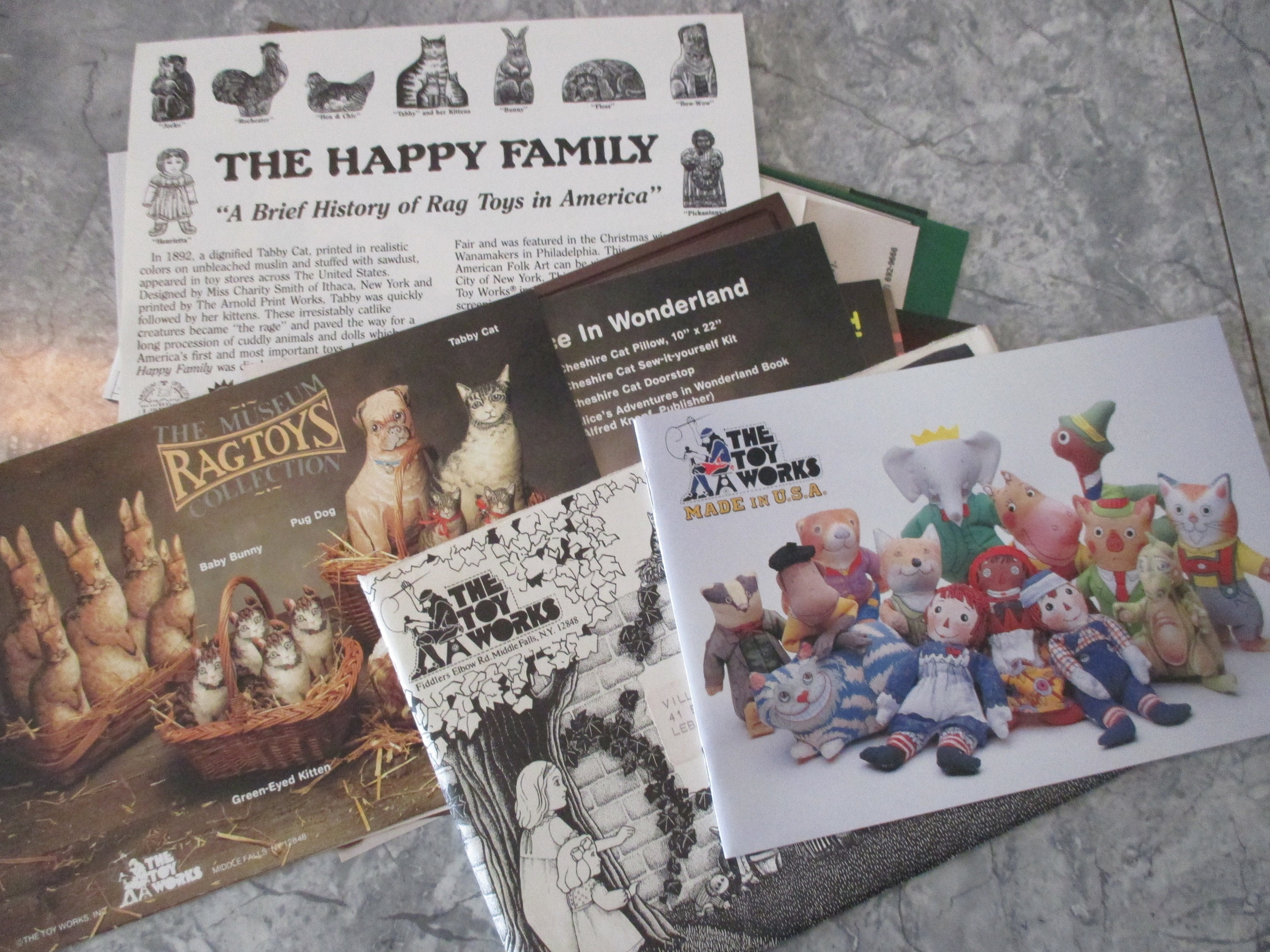 Vintage rare The Toy Works catalog and advertising flyers The Etsy