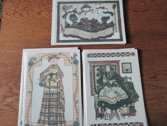 friendship card for quilter Deb Strain notecard asst set of 10 Deb Strain sewing quilting stitching theme note card quilt guild note card