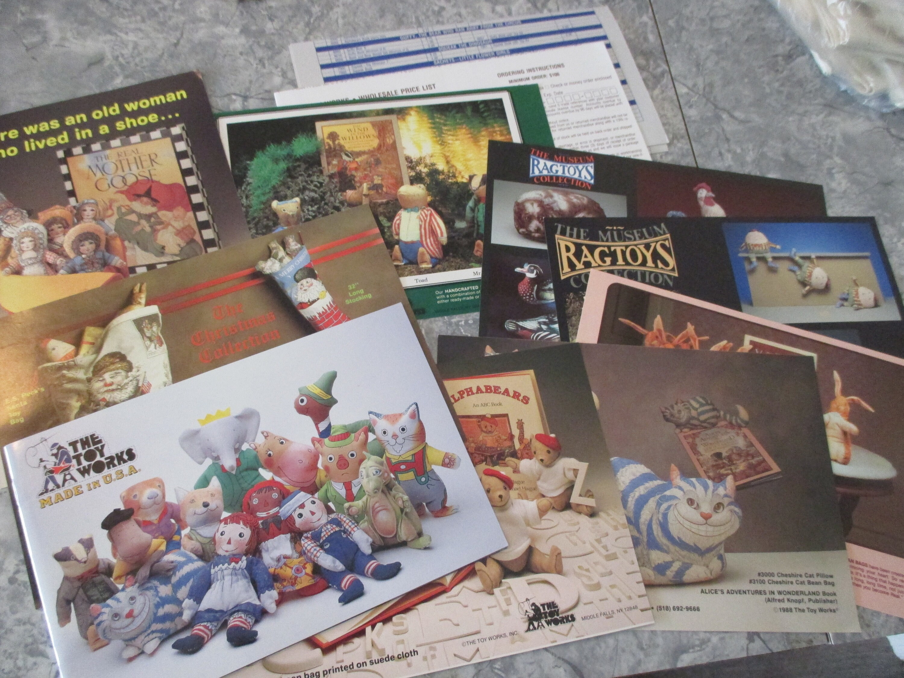 Vintage rare The Toy Works catalog and advertising flyers The Etsy