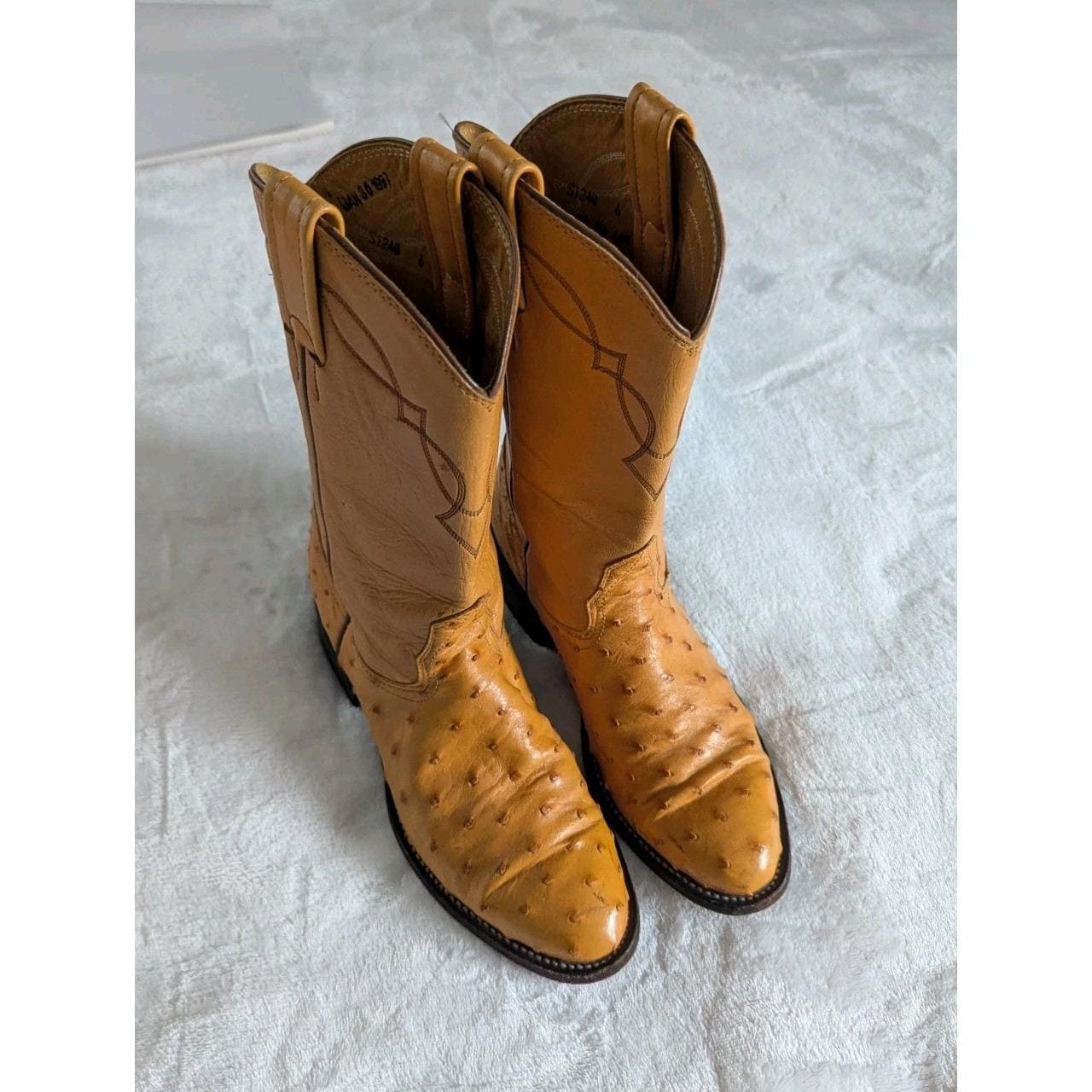 Nocona Cowboy Boots Ostrich - Etsy