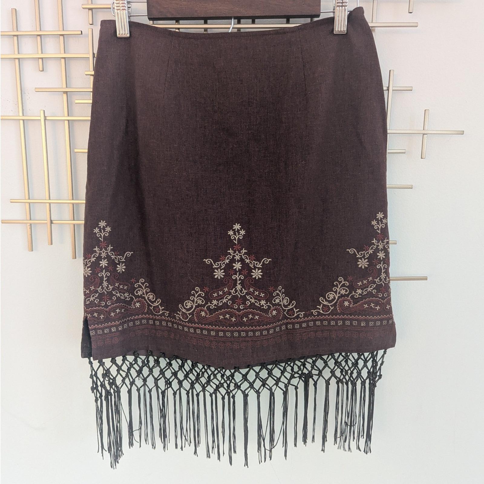 Jupe Enveloppante (wrap) Taylor B Moss - Taille M, Couleur Pêche, Occasion Très Bon état