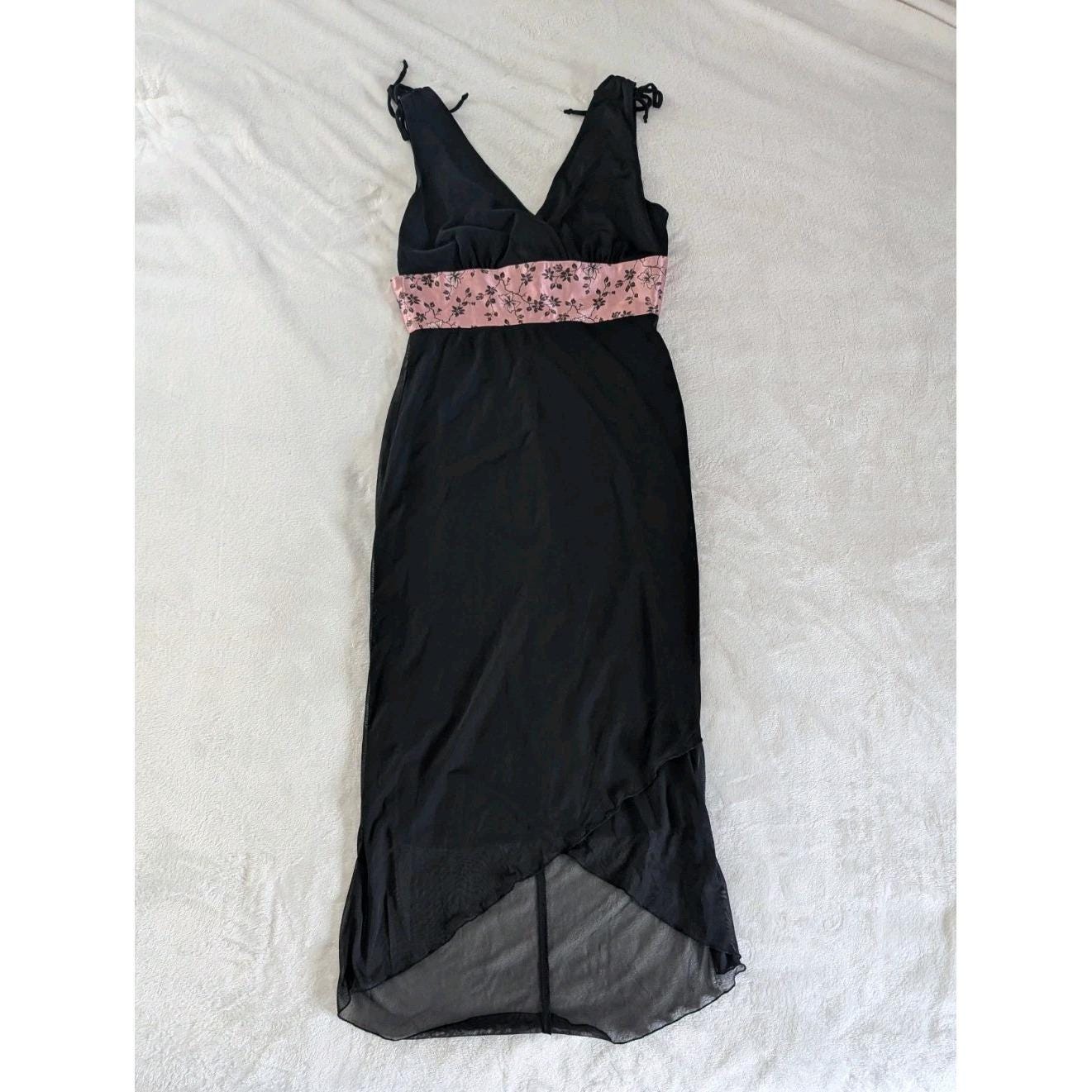ruby rox black dress Vintage Rhinestone Flowy Ruby Rox Dress  Ragstock