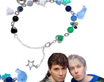 Dan and Phil inspired bracelet