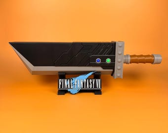 Caja de mazo de Buster Sword: soporte para cartas MTG inspirado en Final Fantasy VII