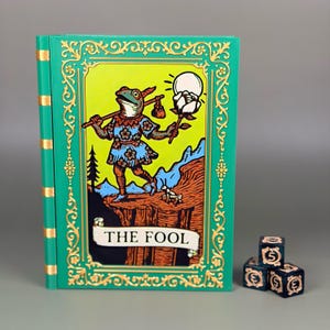 sticky card sleeves Wooden Crescent Tarot Card Holder main image 0
