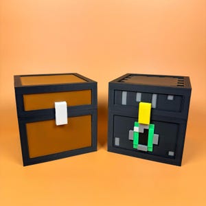 Minecraft Chest och Ender Chest Deck Boxes för MTG 100 Dubbelärmad