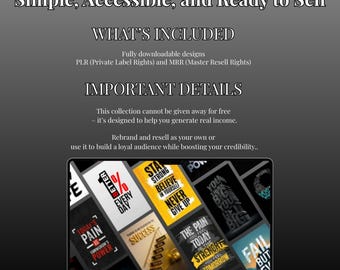 30 Inspirational Quotes & Success Affirmations | Instant Download PDF + PNG