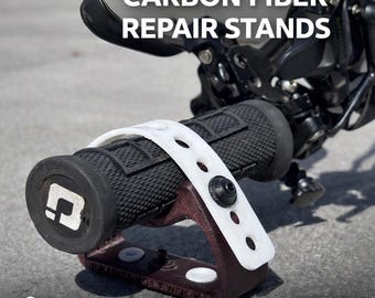 Mini Carbon Fiber Portable Bike Repair Stands: Handlebar Jacks - Compact, Lightwieight