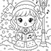 Christmas Coloring Pages - 10 Holiday Scenes Printable Coloring Book - Etsy
